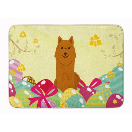 Carolines Treasures Easter Eggs Karelian Bear Dog Machine Washable Memory Foam Mat BB6022RUG